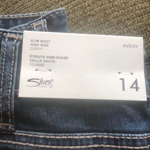 Silver Jeans, Avery, Slim Boot, High Rose, Curvy